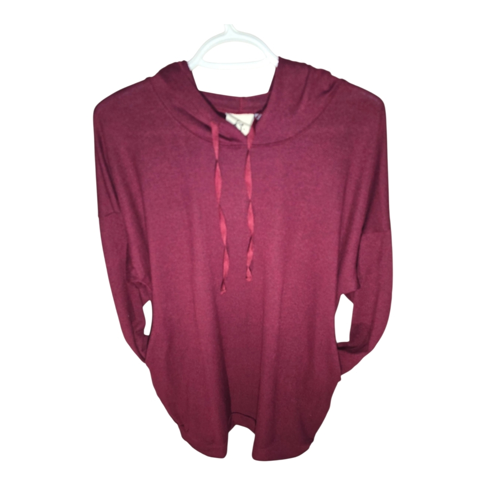 NWT - Kozii - Maroon Hoodie Dress - Picture 2 of 6